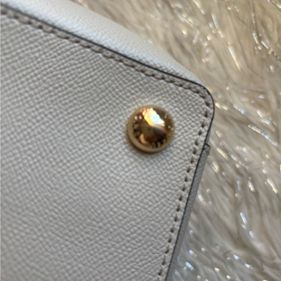 Michael Kors Jet Set East West Top Zip Tote beige cream Saffiano Leather - Picture 7 of 10